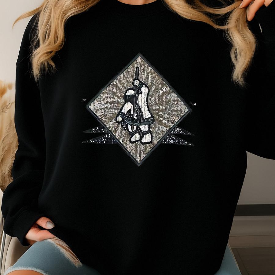 Vintage Men’s Alaska Heavyweight Sweatshirt Xl White Tan Tribal Sweatshirt