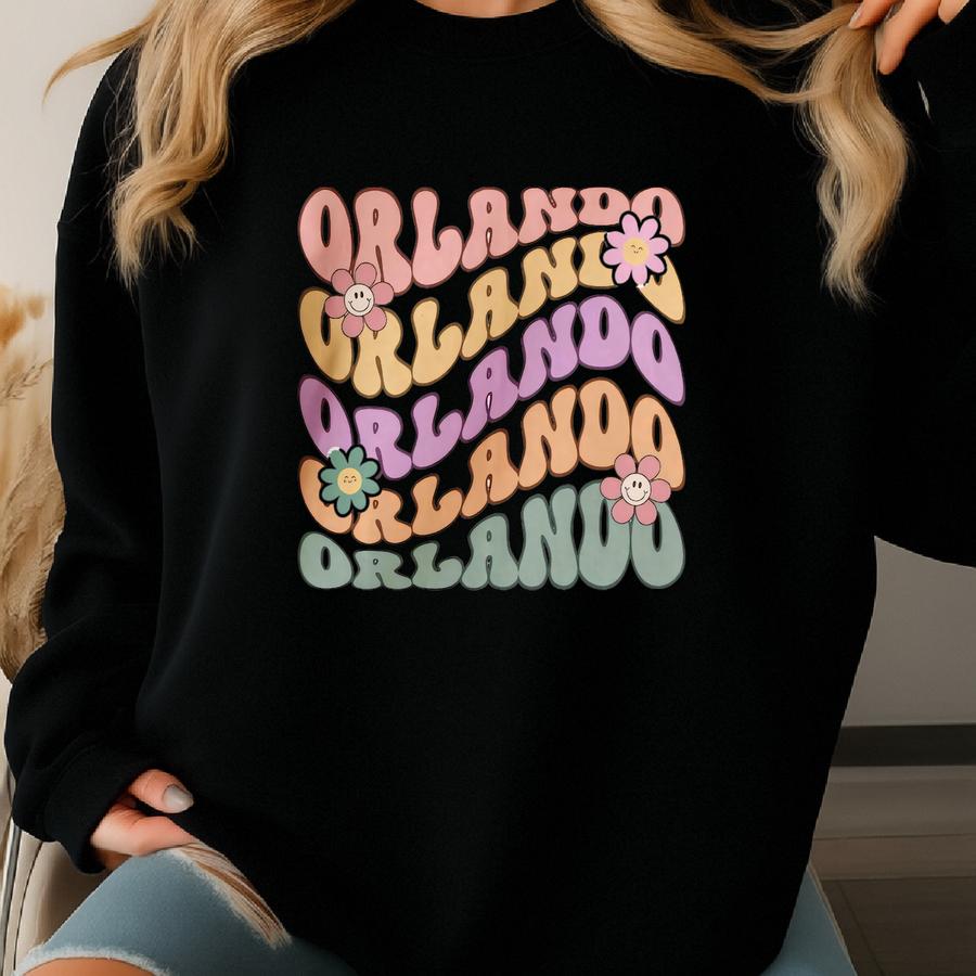 Orlando Sweatshirt, Orlando Tshirt, Orlando Sweater, Orlando Crewneck, Orlando Pullover, Orlando Shirt, Orlando Vacation Shirt Sweatshirt