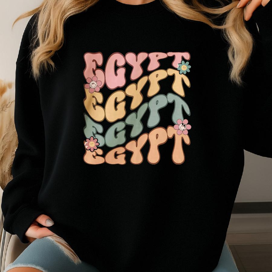 Egypt Sweatshirt, Egypt Tshirt, Egypt Sweater, Egypt Crewneck, Egypt Pullover, Egypt Shirt, Egypt Vacation Shirt, Egyptian Shirt Sweatshirt