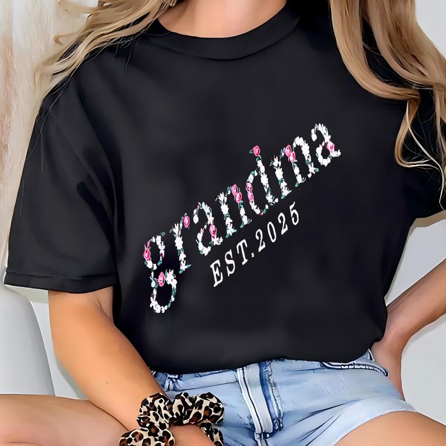 Floral Mama Sweatshirt, Custom Grandma/auntie/grammie/nana Sweatshirt With Kid's Name On Sve, Mother's Day Gift For Mom T-shirt