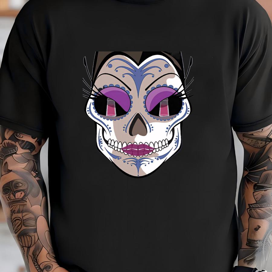 Yzma Villains Sugar Skull Print 11x14 Print T-shirt