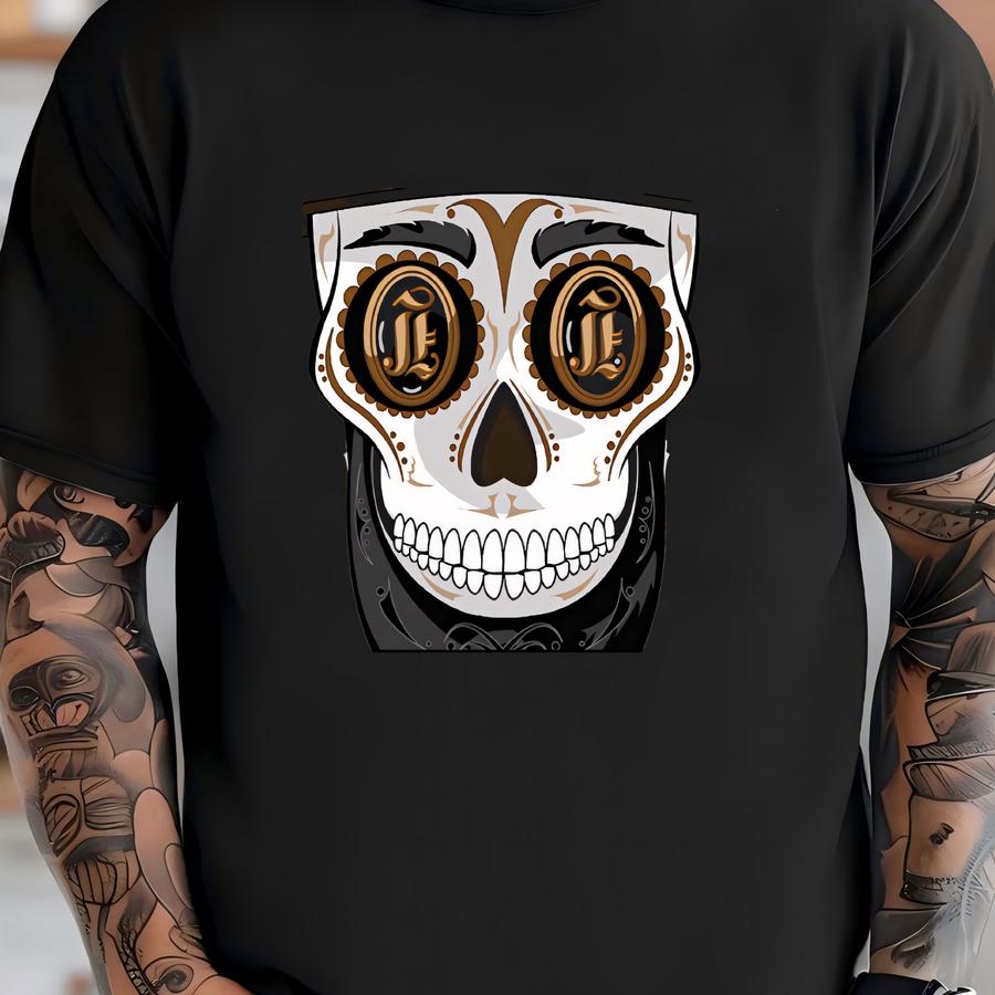 Abraham Lincoln Commemorative Sugar Skull 11x14 Print T-shirt