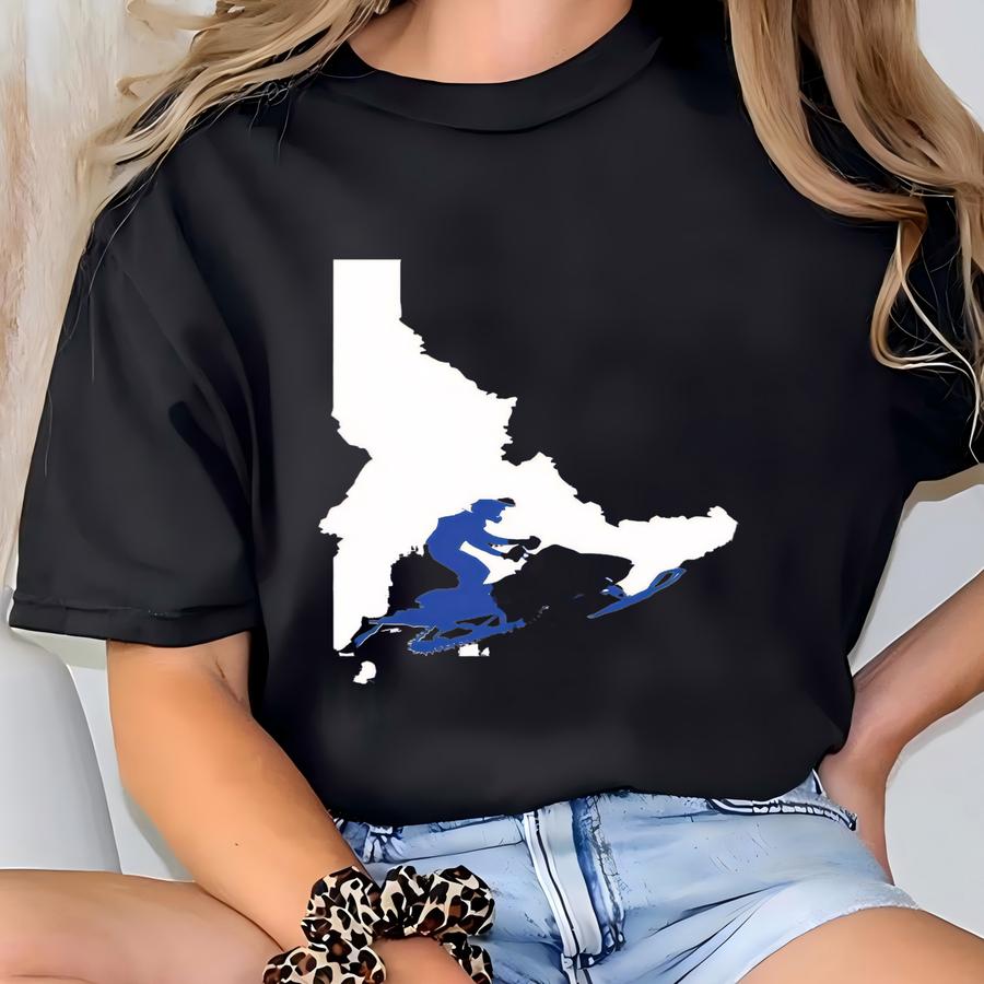 Ride Idaho Snowmobile Shirt: Winter Sports Tee T-shirt