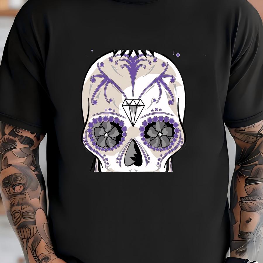 Owl And Sugar Skull 4 T-shirt