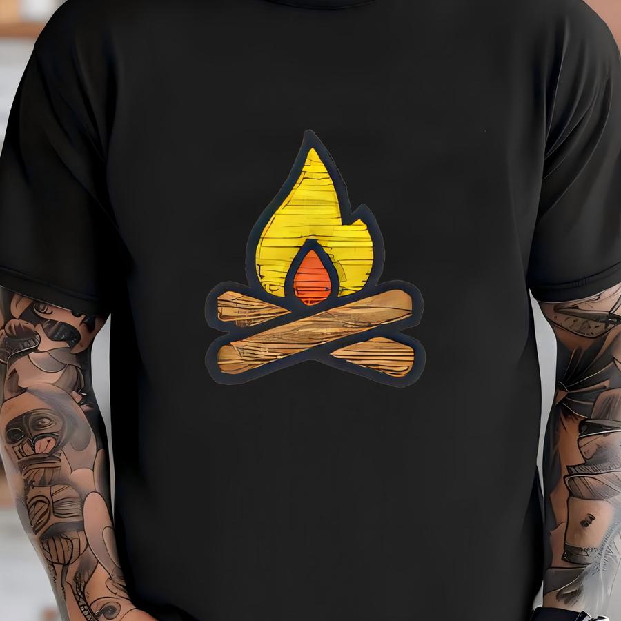 Camp Fire Dad Hat | Classic Camp Fire Dad Cap | Camp Fire Hat T-shirt