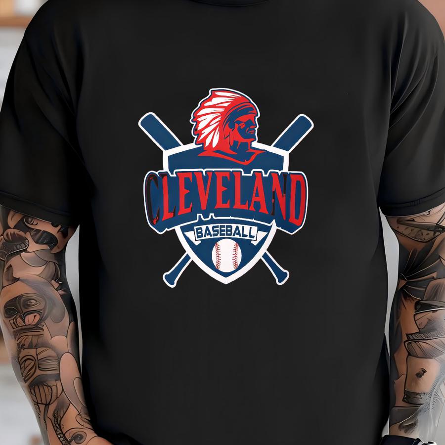 Vintage Cleveland Baseball Hoodie: Retro Sports Fan Apparel T-shirt