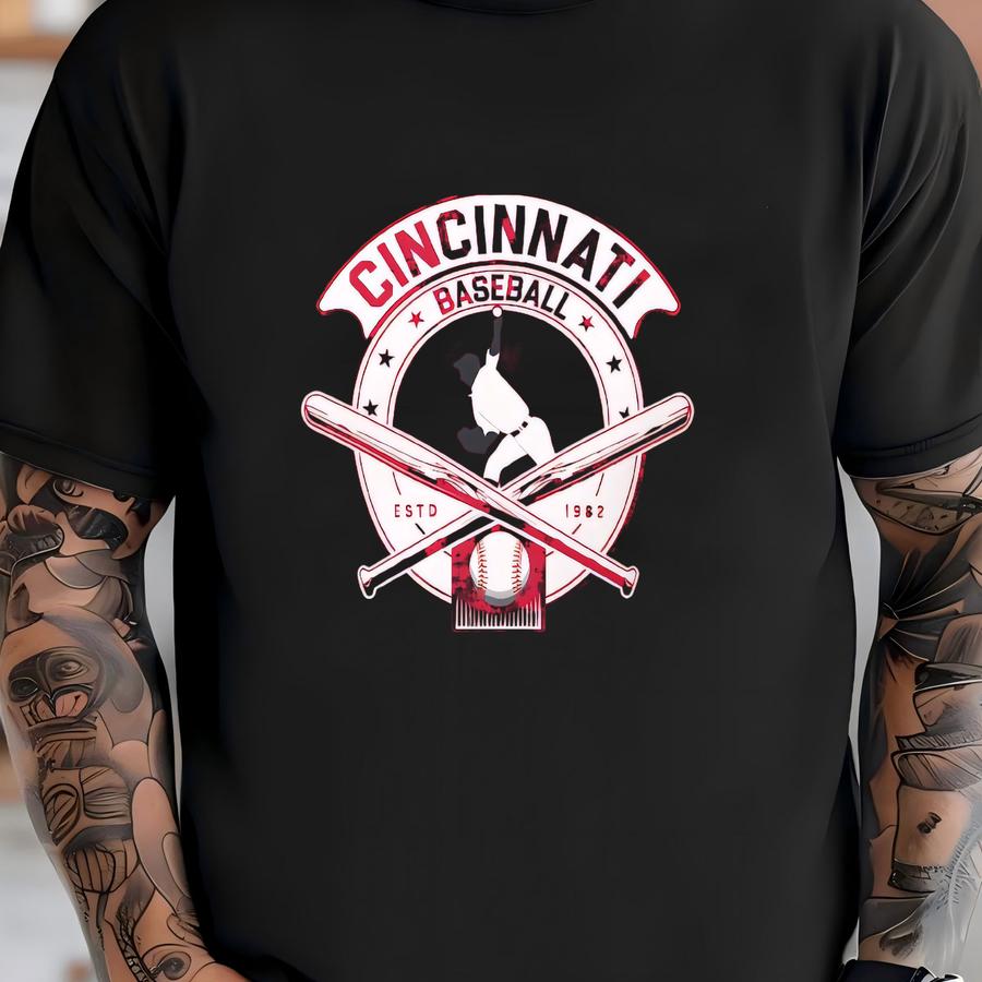 Vintage Cincinnati Baseball Hoodie: Retro Fan Apparel T-shirt