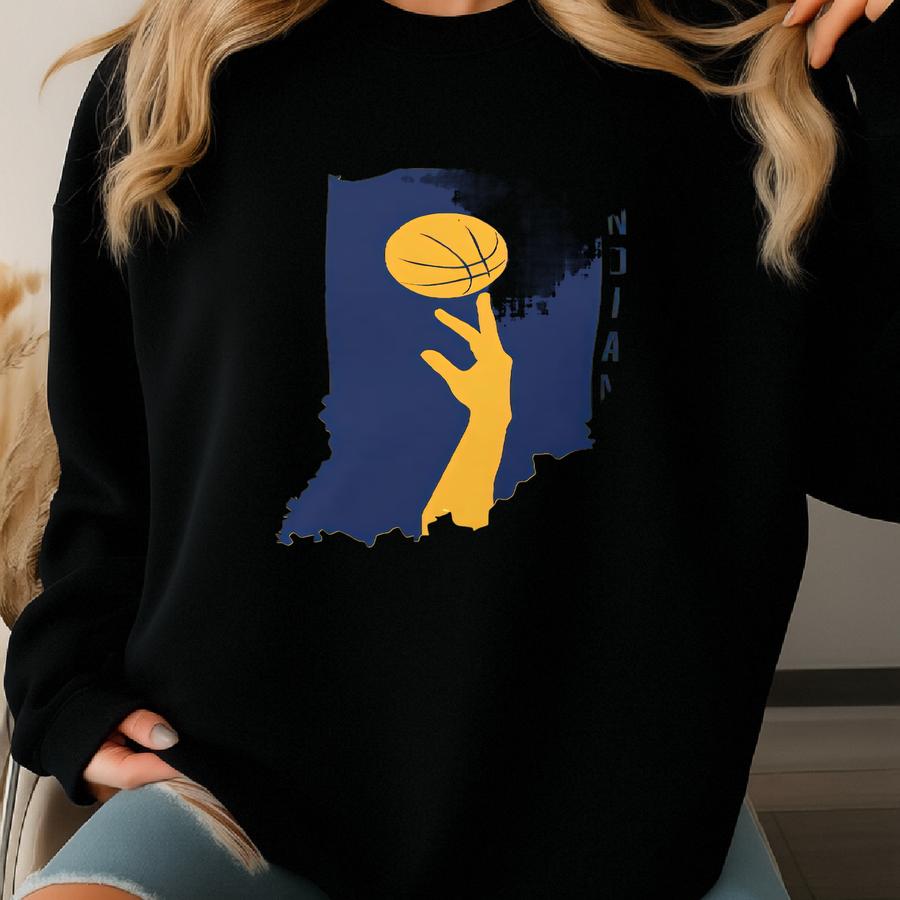 A Basketball T-shirt Crew Neck Vintage A Sports Fan Gift Sports Apparel Sweatshirt
