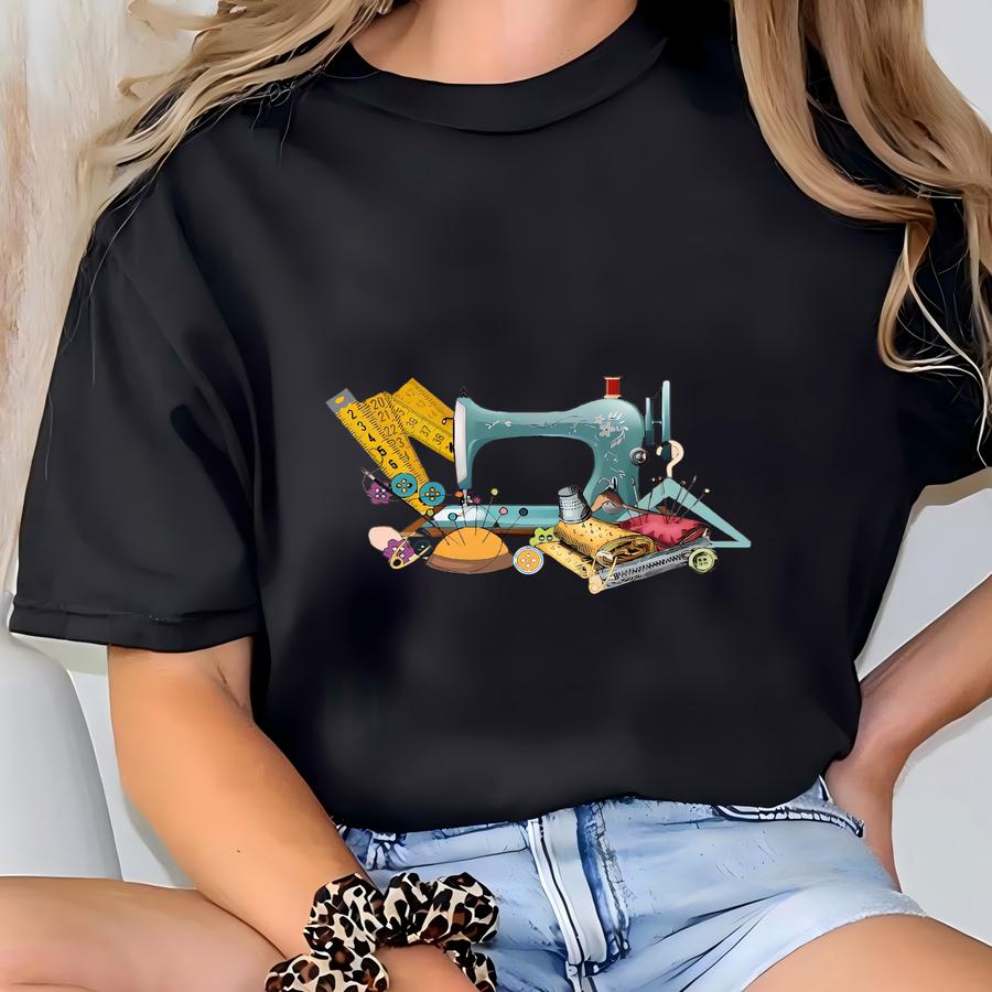 Funny Sewing Shirt, Sewing Machine Shirt, Too Much Fabric Not Today, Humor Sewing Lover Gift, Quilting Shirt, Needle Worker, Seamstress Gift T-shirt