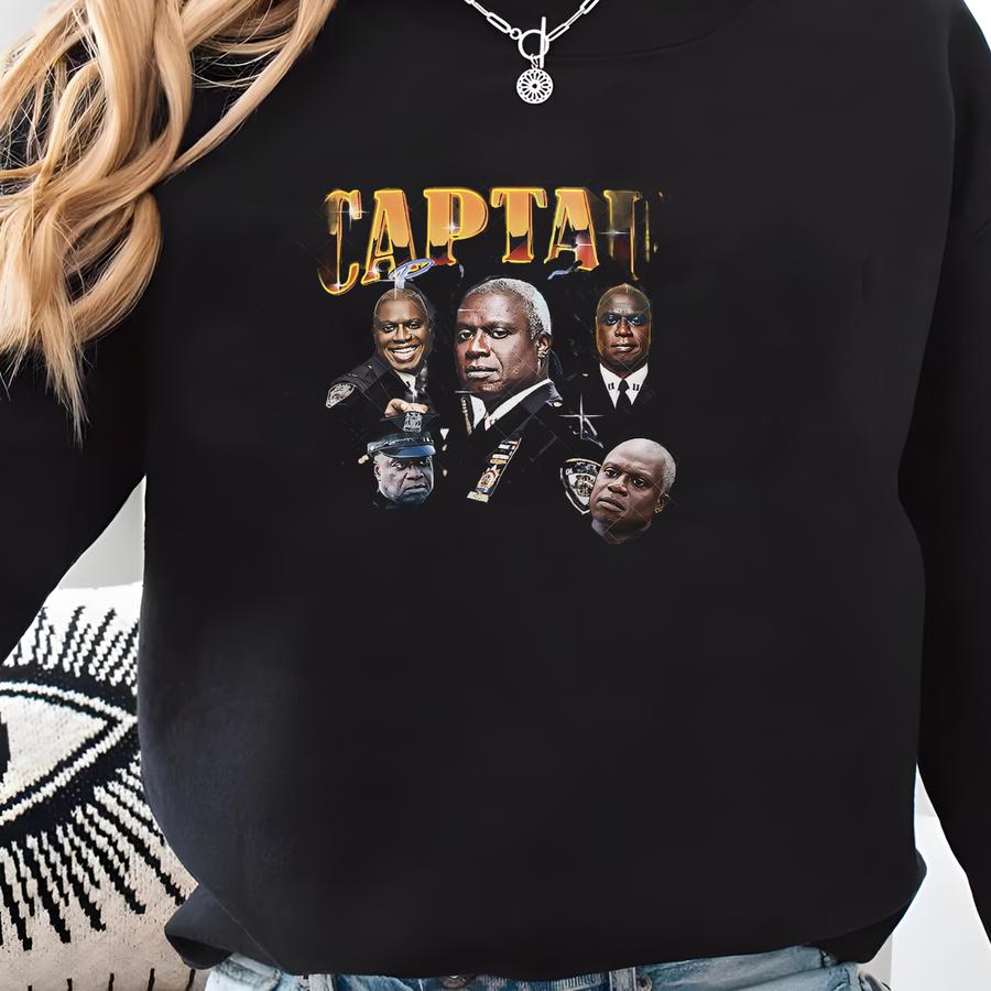 Captain Ray Holt Ready And Custom T-shirt ,shirt Vintage Tee Unisex Adult And Youth Tee Vintage Crewneck Best Seller Long Sve And Hoodie Sweatshirt