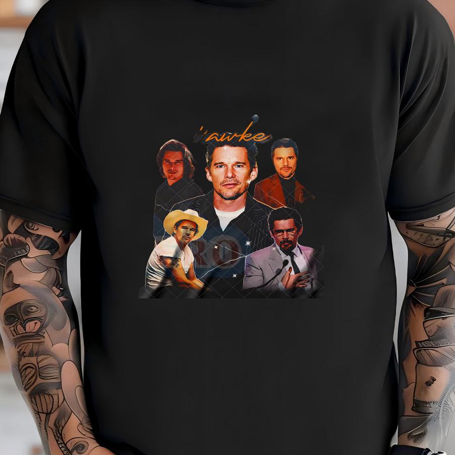 Ethan Hawke Ready And Custom Hoodie ,shirt Vintage Tee Unisex Adult And Youth Tee Vintage Crewneck Best Seller Long Sve Hoodie T-shirt