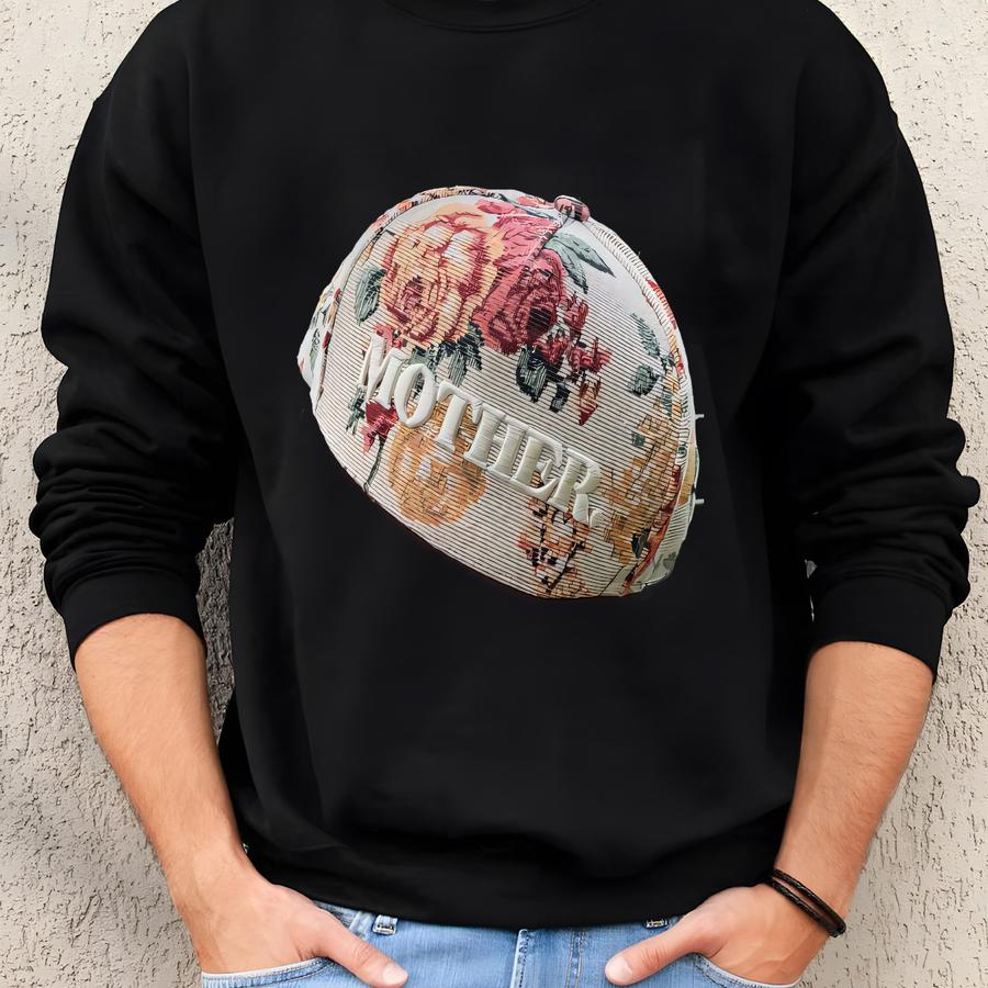 Mother, Floral Trucker Hat Sweatshirt