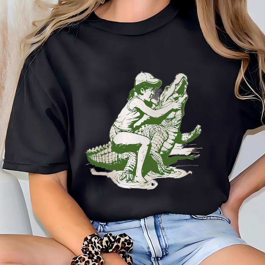 Crocodile Hoodie, Do One Thing Every Day That Scares Your Family Shirt, Funny Alligator Sweatshirt, Sarcastic Mom Gift T-shirt