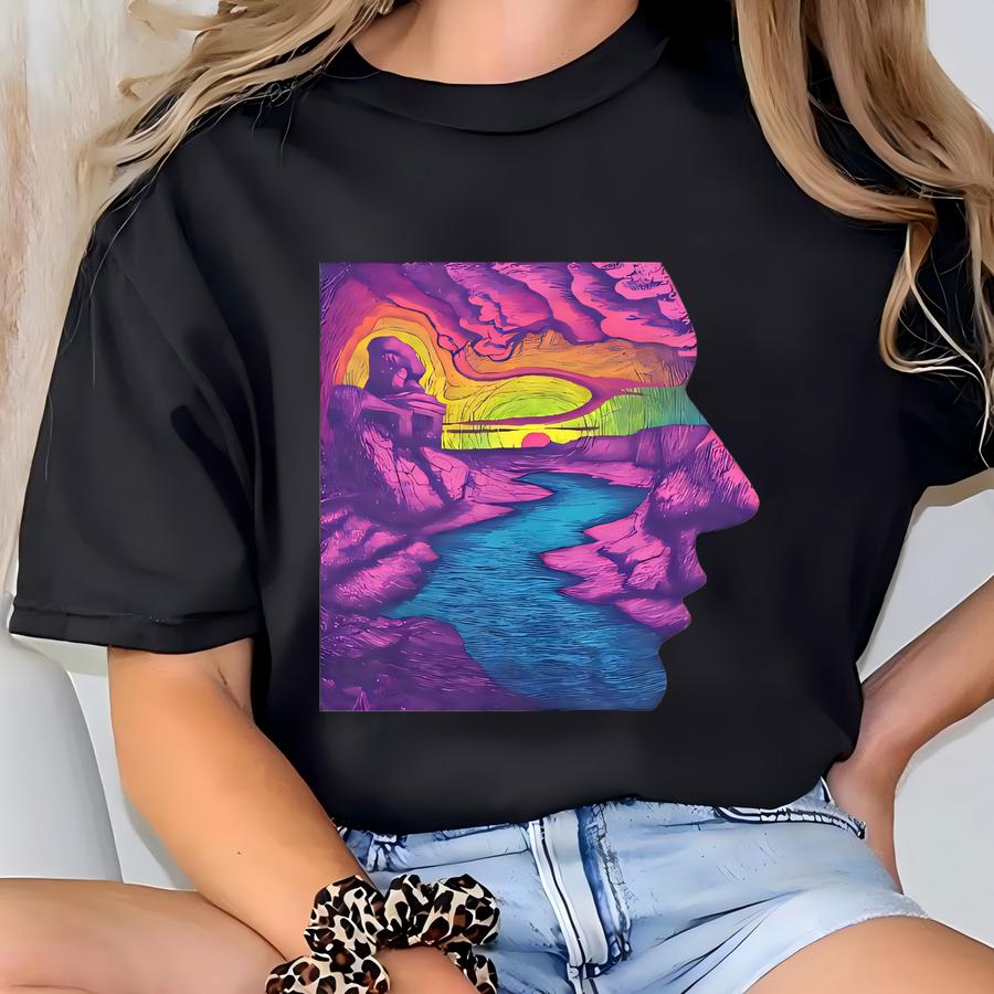 Landscape Hoodie: Unisex Cotton Sweatshirt For Art Lovers T-shirt