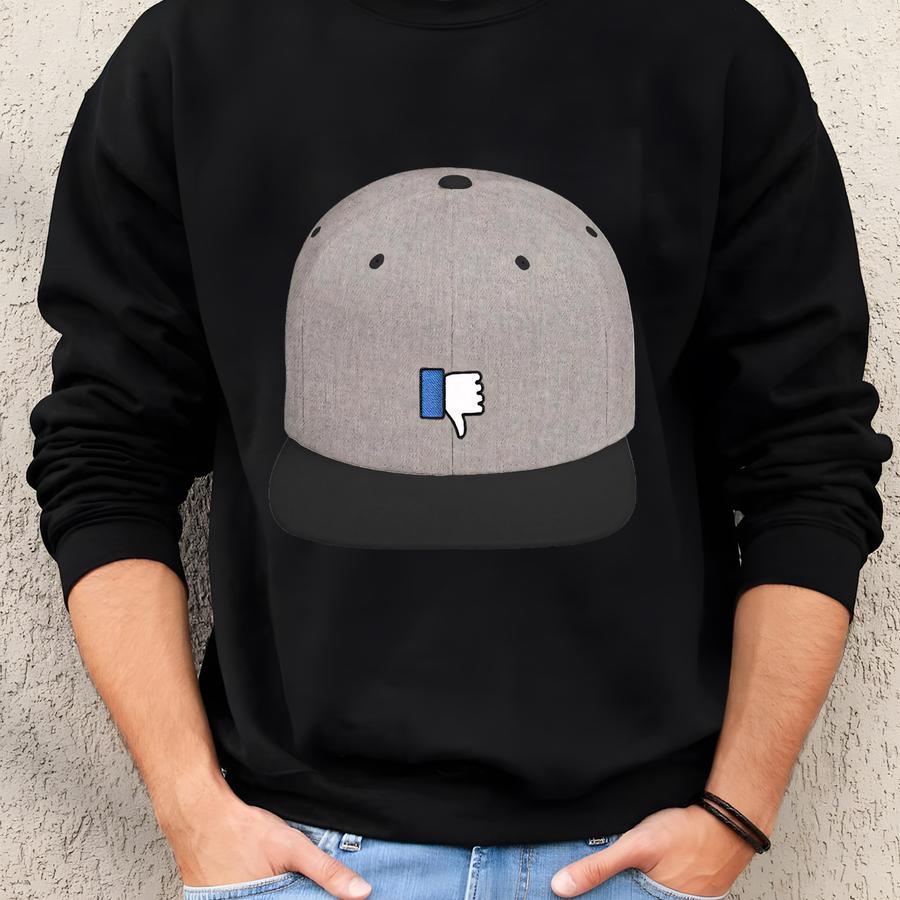 Dislike Flat Bill Hat | Dislike Flat Bill | Dislike Hat Sweatshirt