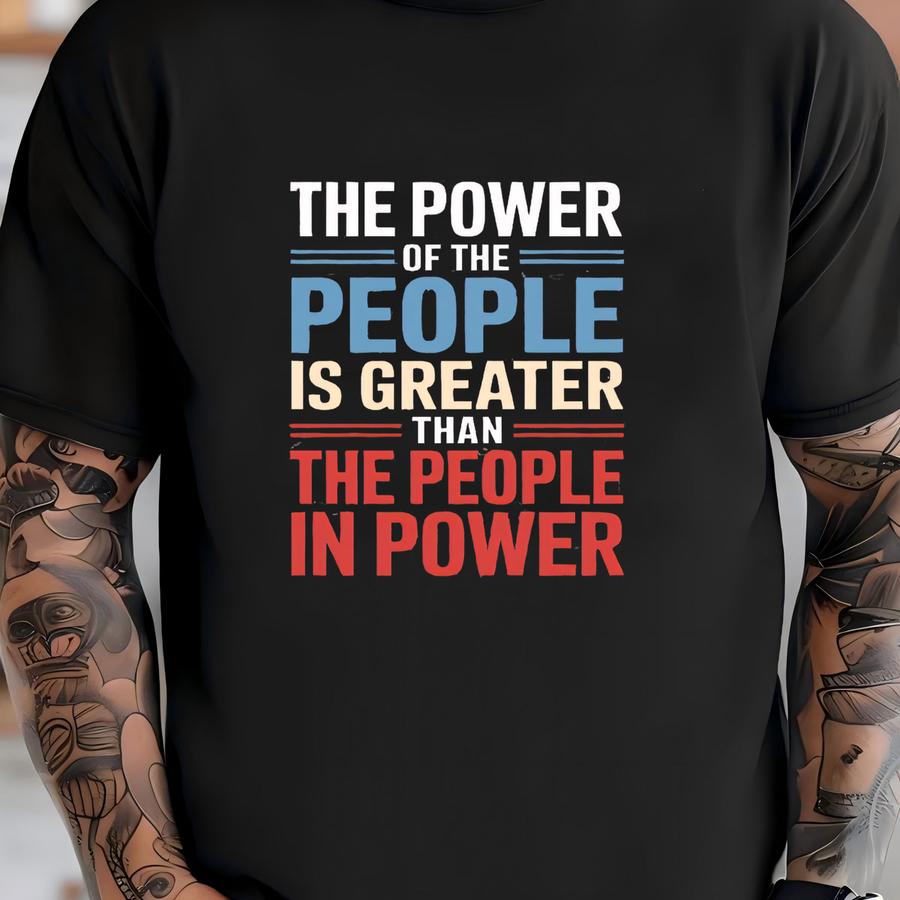 The Power Of The People Is Greater Than The People In Power Shirt, Political Tee, Activist Shirt, Senator Cory Booker, Shirt T-shirt