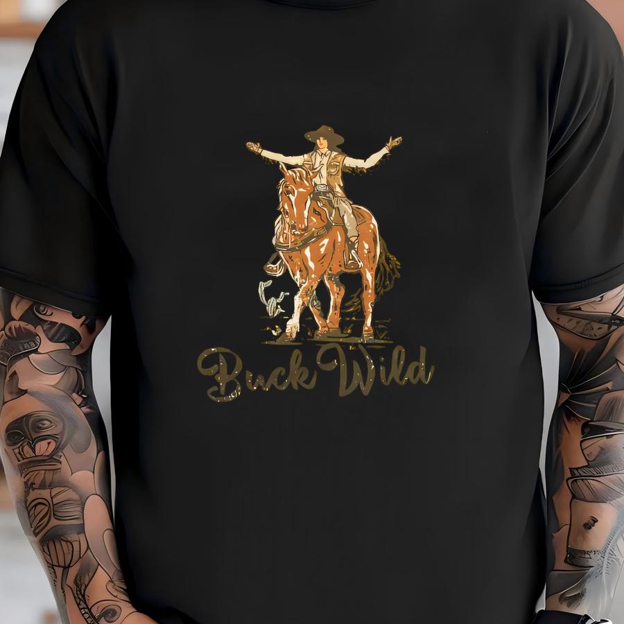Buck Wild Cowgirl Women's Tank Top T-shirt