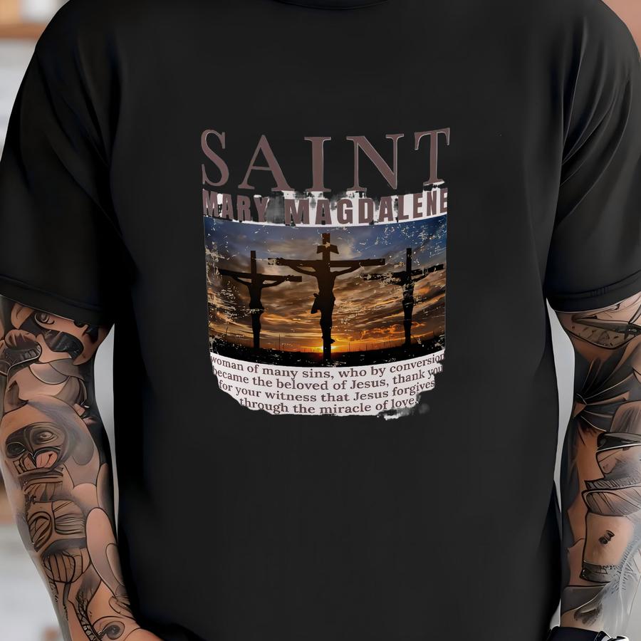 St. Mary Magdalene Prayer Mug: Catholic Christian Gift T-shirt