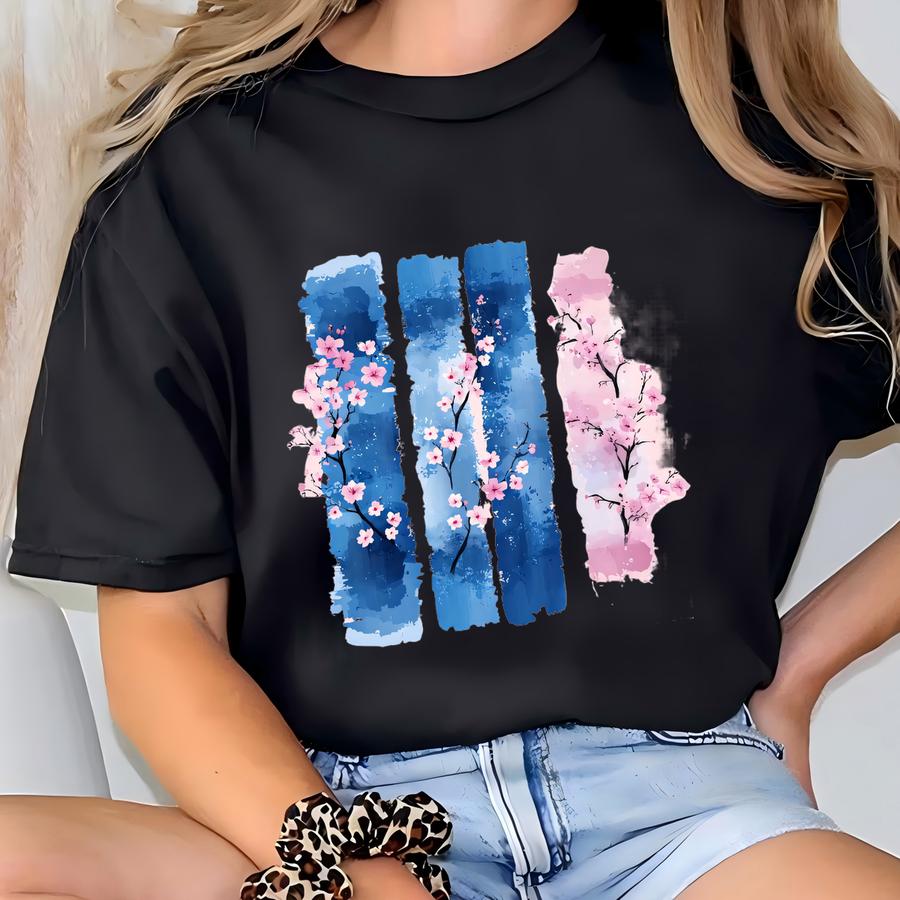 Cherry Blossom Shirt: Japanese Sakura Floral Tee T-shirt