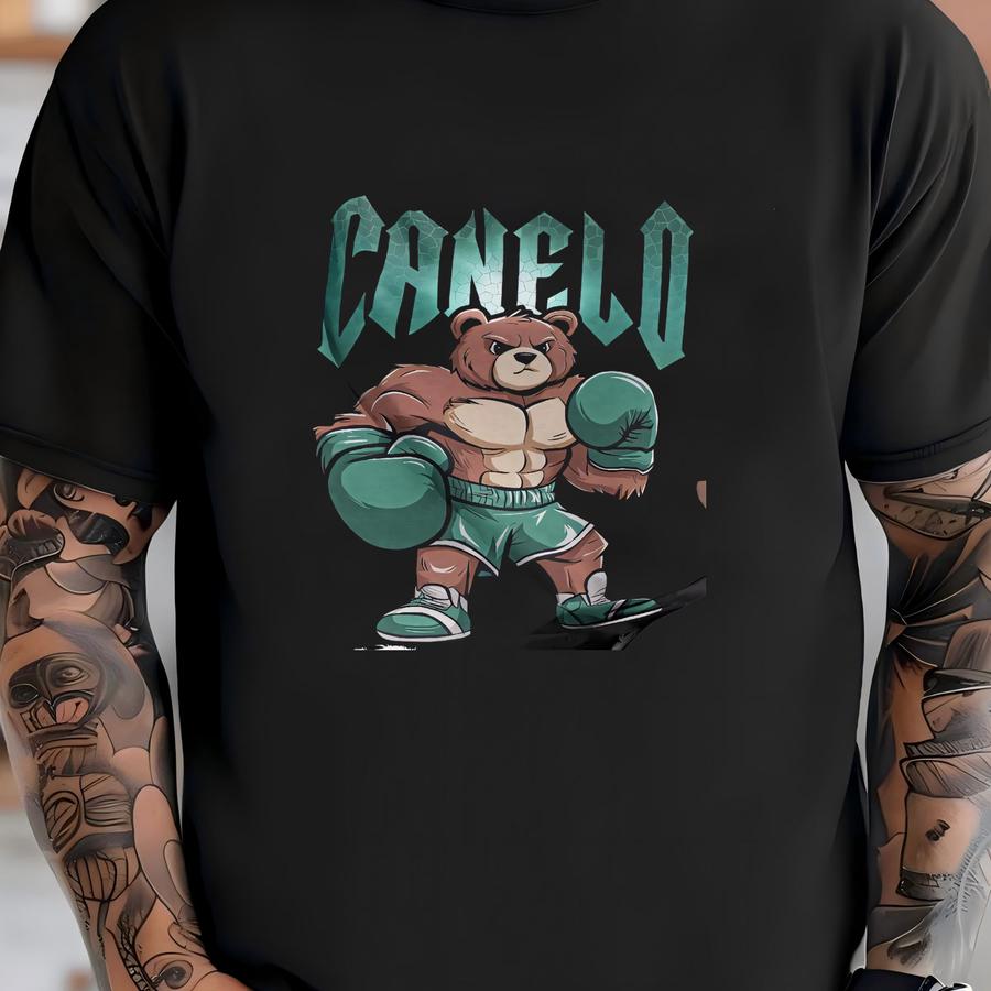 Canelo Alvarez Teddy Bear Shirt, Canelo Álvarez Boxing Shirt Gift, Canelo Álvarez Fan Gift, Canelo Alvarez Gift For Boyfriend T-shirt