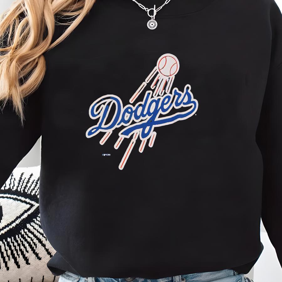 90s Mlb La Dodgers T-shirt Large Vintage Trench Ultra 1994 Los Angeles Dodgers Tee Short Sve Tee Made In Usa Blue Size L Sweatshirt