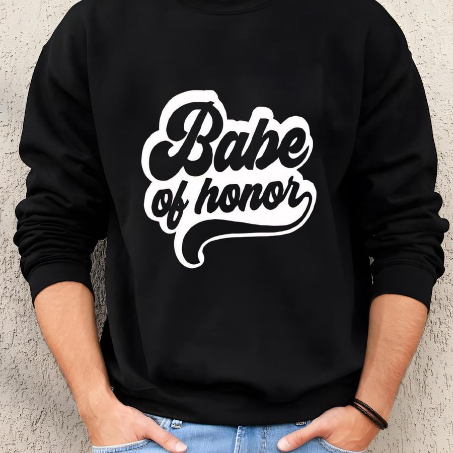 Retro Bachelorette Party Shirts, Bridesmaid, Bridal Party Shirts, Bride, Babe, Babe Of Honor, Flower Girl T-shirts, Bridal Shower, Sweatshirt