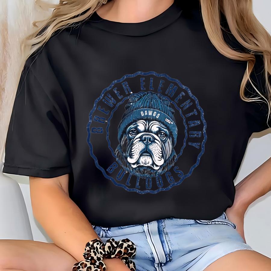 Custom Bulldogs School Spirit Youth Shirt, School Team Hoodies, Personalized School Spirit, First Day Of School Shirt, Team Spirit Shirt T-shirt