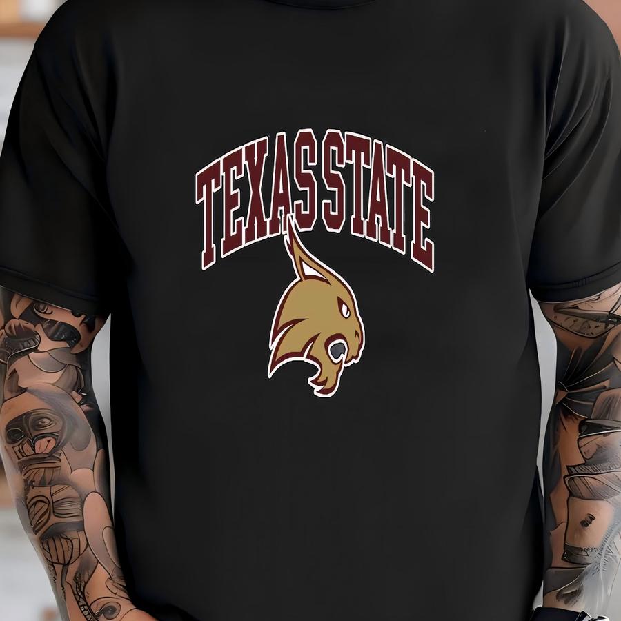 Texas State Shirt, Texas State Bobcats, Texas University, Graduation Gift, Texas Fan Gift, College Football, Texas Sweatshirt, Tx State Tee T-shirt