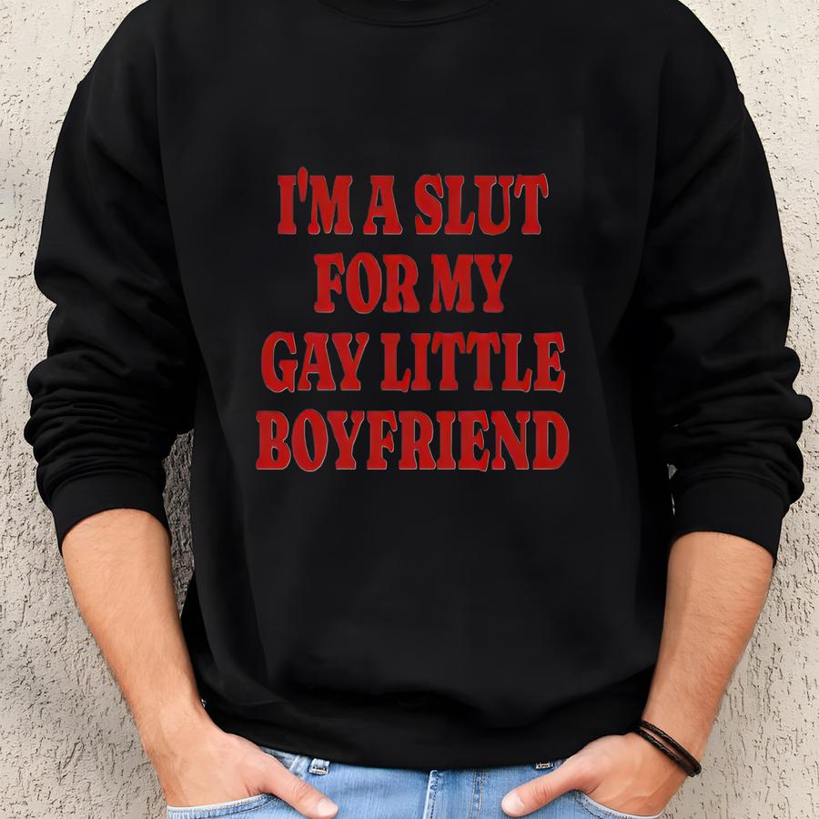 Slut For My Boyfriend Micro Rib Baby Tee, Gay Pride Parade Outfit, Lgbtq Trans Queer Support Womens Fitted Shirt, Edgy Bold Y2k Fruity Style Sweatshirt Slut For My Boyfriend Micro Rib Baby Tee, Gay Pride Parade Outfit, Lgbtq Trans Queer Support Womens Fitted Shirt, Edgy Bold Y2k Fruity Style Sweatshirt