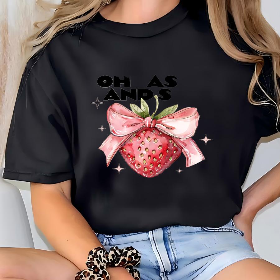 Strawberry Faith Tee, Unisex Hoodie, Christian Apparel, Cute Gift For God Lovers, Easter Shirt, Psalm 34:8, Birthday Gift, Summer Outfit T-shirt