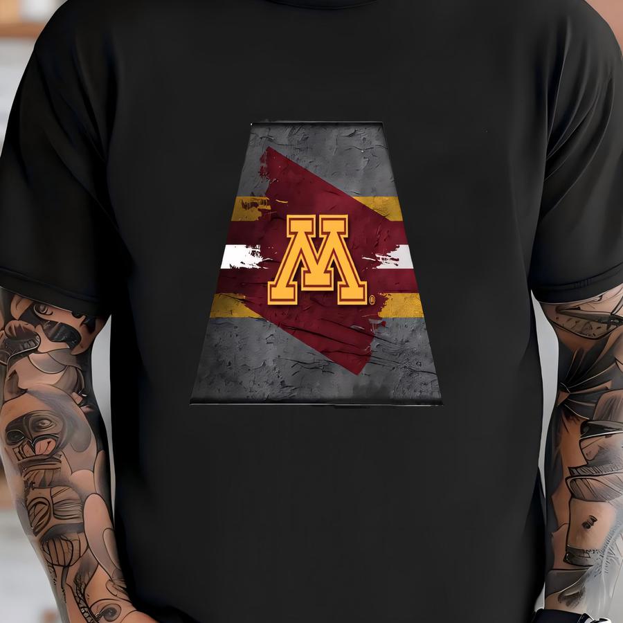 Minnesota Backlit Pendant Box Light | Metal Framed Billiard Light | Um Gophers Pool Table Box Pendant Light T-shirt