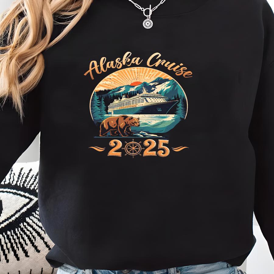 Cruising Together Alaska 2025 Shirt, Alaska Cruise Team Shirt, Alaska Vacation Shirt, Family Cruise Shirt, Alaska Cruise Shirt Sweatshirt