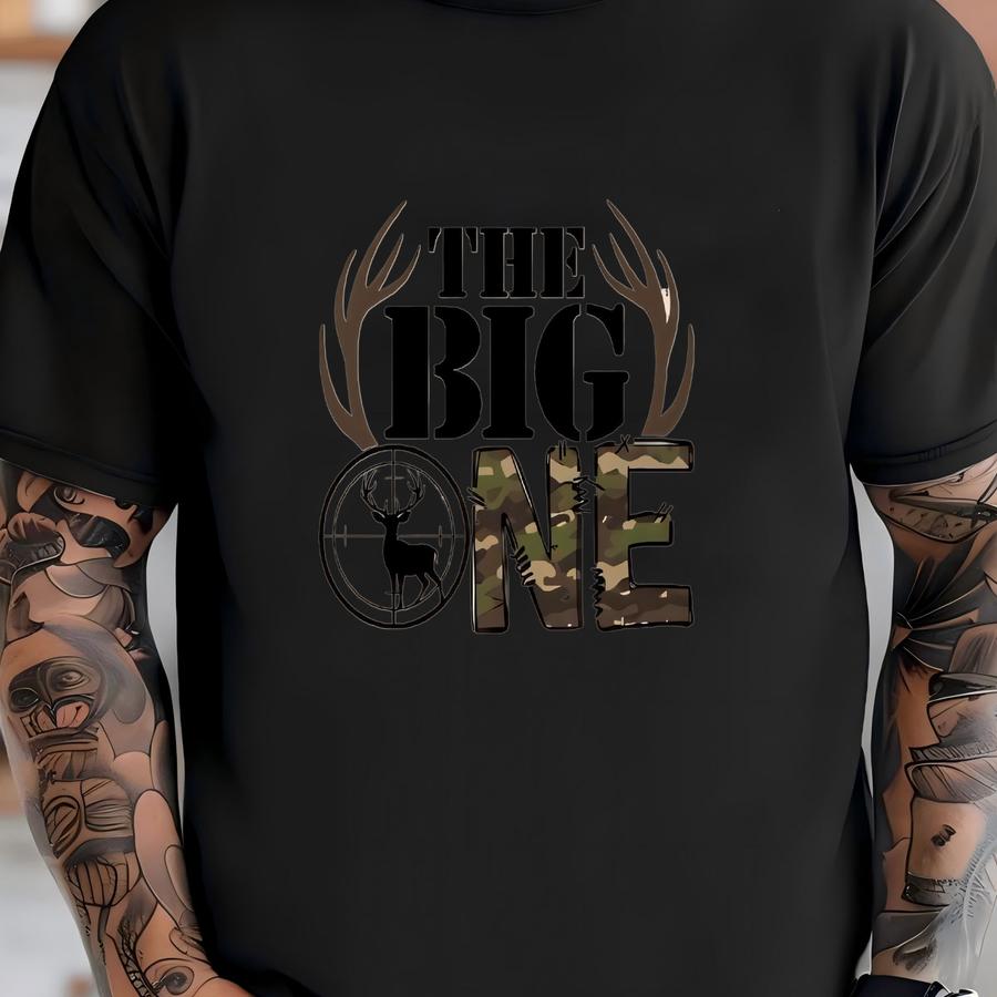 Hunting Birthday Toddler Shirt - Deer Kids Tee - Camo Party - Hunting Theme Party - Deer Hunting Custom - The Big One Hunting Shirt T-shirt