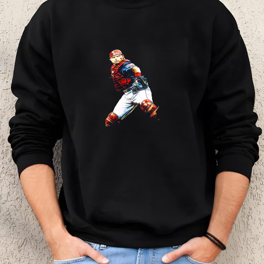 Vintage Ivan Rodriguez T-shirt, Pudge Baseball Heavy Hoodie, Oversized Washed Sweatshirt, Unisex Faded Shirt, Gift For Him Gift For Her. Sweatshirt