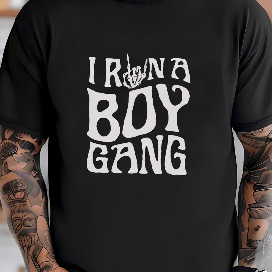 Boy Gang Shirt, Life Is Better With My Boys, Mother's Day Gift Mom Tee, Gift For Mom, Bonus Mom T-shirt