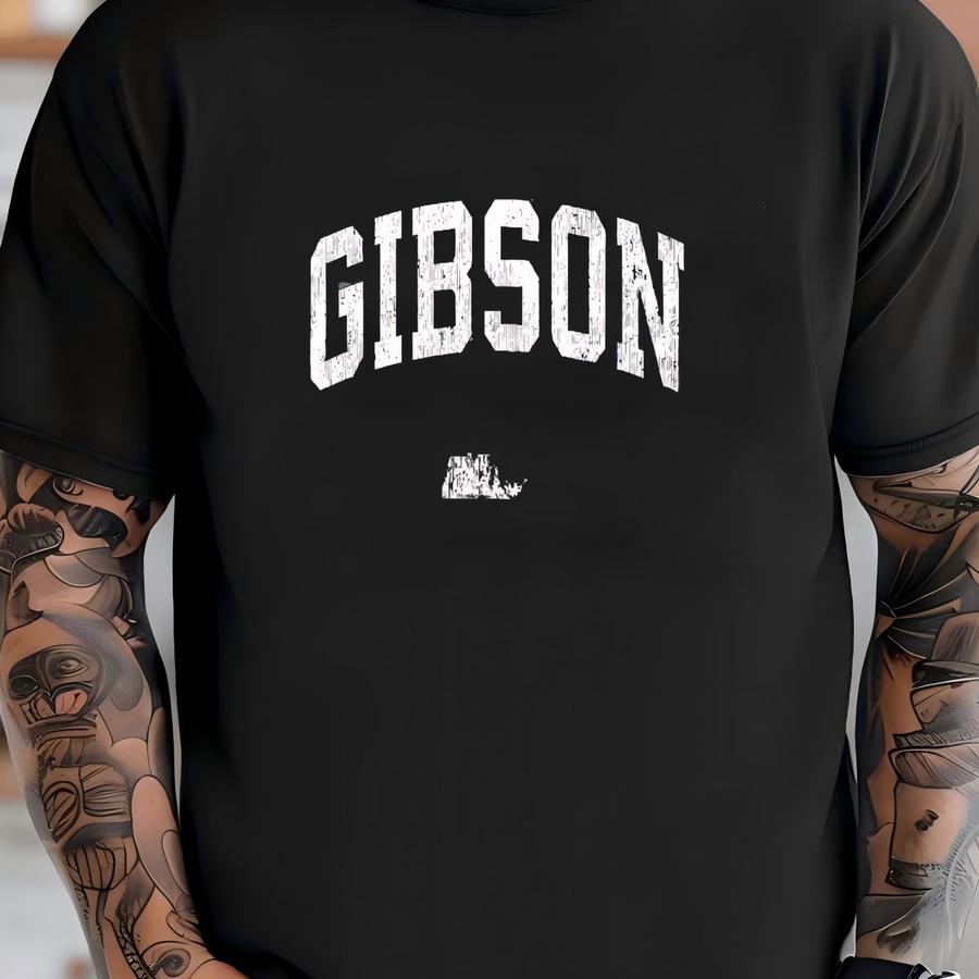 Gibson Tennessee Shirt, Gibson Tn Shirt, Tennessee Sweater, Gibson Hoodie, Tennessee State Tee, Gibson Gift, Tennessee Gift, Tennessee Trip T-shirt