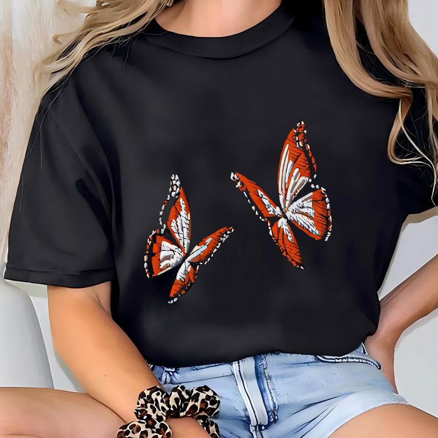 Butterflies Baseball Hat, Corduroy Monarch Butterfly Hat, Butterflies Baseball Cap, Custom Dad Hat, Vintage Cap T-shirt