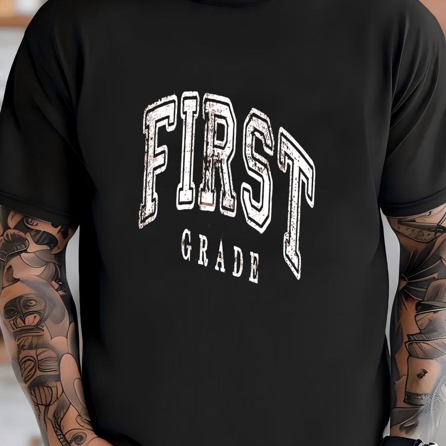 Retro First Grade Teacher Shirt, ® First Grade Teacher Shirt, 1st Grade Teacher Shirt, First Grade Teacher Appreciation Gift T-shirt