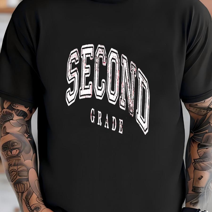 Retro Second Grade Teacher Shirt, ® Second Grade Teacher Shirt, 2nd Grade Teacher, Second Grade Teacher Appreciation Gift T-shirt