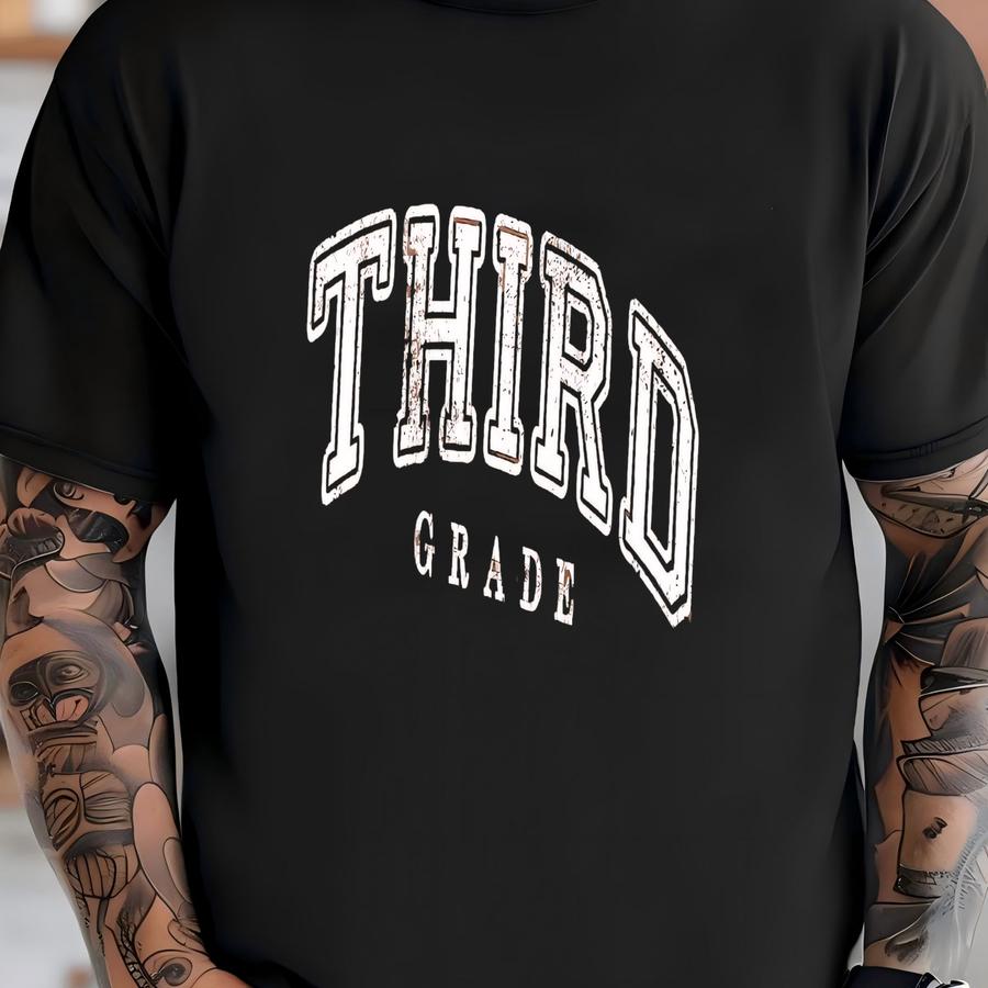 Retro Third Grade Teacher Shirt, ® Third Grade Teacher Shirt, 3rd Grade Teacher Shirt, Third Grade Teacher Appreciation Gift T-shirt