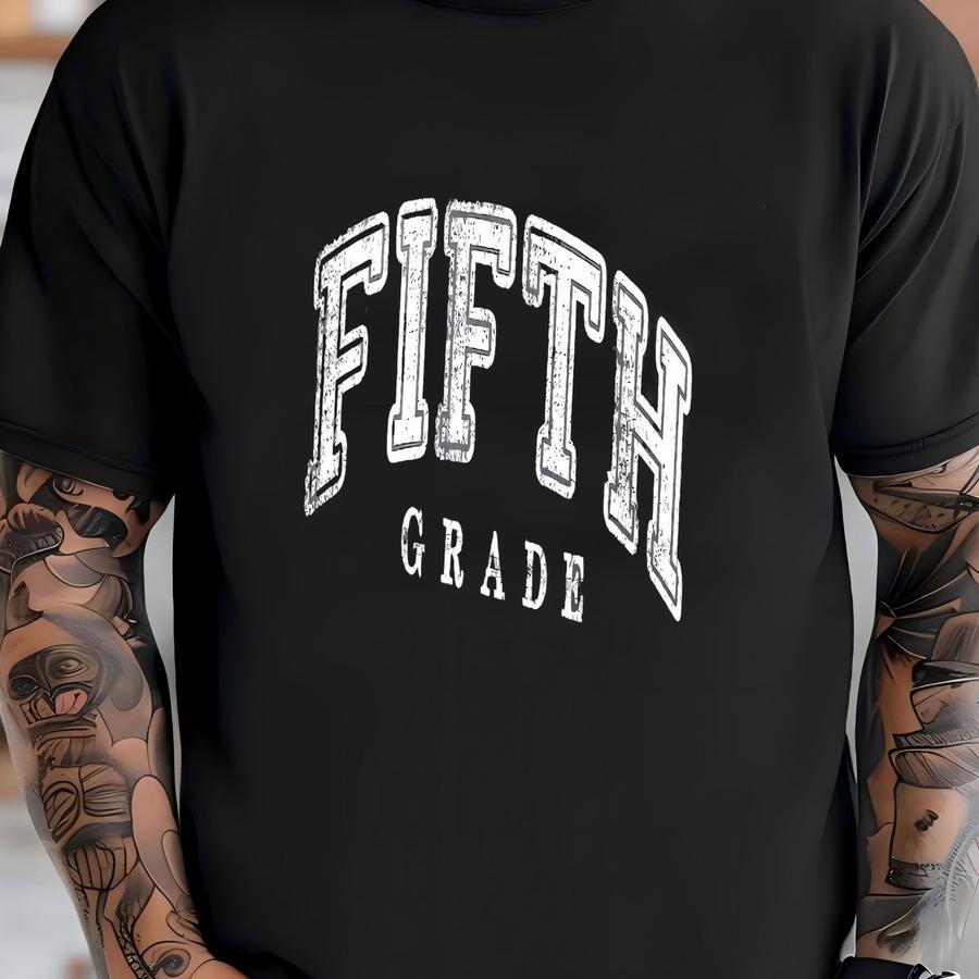 Retro Fifth Grade Teacher Shirt, ® Fifth Grade Teacher Shirt, 5th Grade Teacher Shirt, Fifth Grade Teacher Appreciation Gift T-shirt