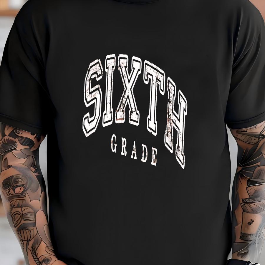 Retro Sixth Grade Teacher Shirt, ® Sixth Grade Teacher Shirt, 6th Grade Teacher Shirt, Sixth Grade Teacher Appreciation Gift T-shirt