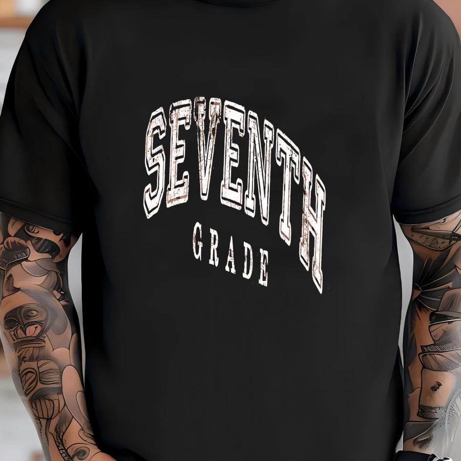 Retro Seventh Grade Teacher Shirt, ® Seventh Grade Teacher Shirt, 7th Grade Teacher, Seventh Grade Teacher Appreciation Gift T-shirt