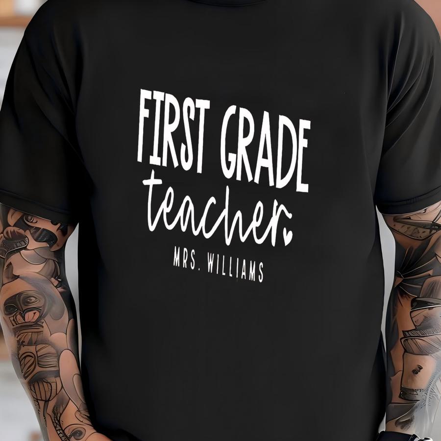 First Grade Teacher Shirt, ® First Grade Teacher Shirt, 1st Grade Teacher Shirt, First Grade Teacher Appreciation Gift T-shirt