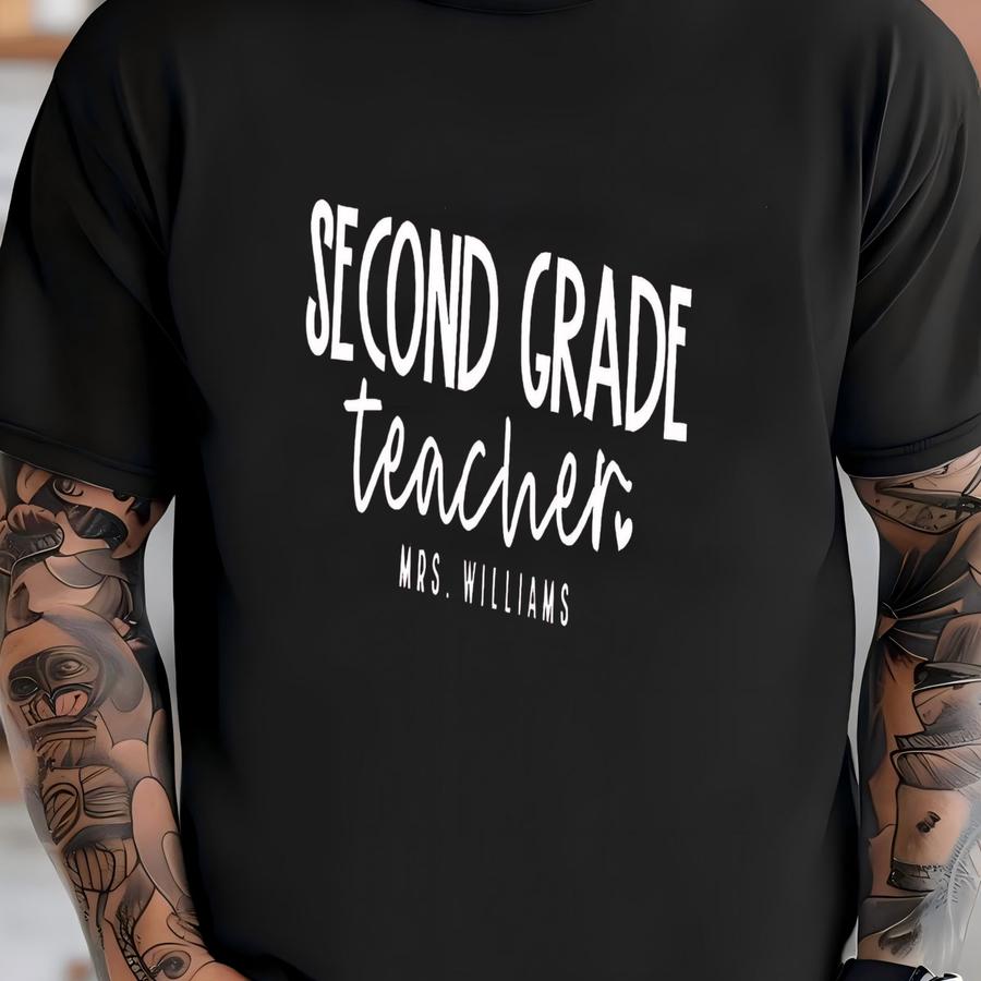 Second Grade Teacher Shirt, ® Second Grade Teacher Shirt, 2nd Grade Teacher Shirt, Second Grade Teacher Appreciation Gift T-shirt
