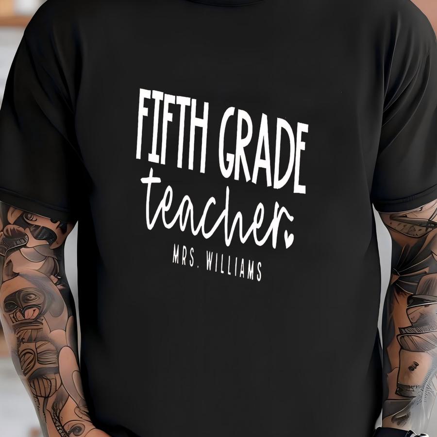 Fifth Grade Teacher Shirt, ® Fifth Grade Teacher Shirt, 5th Grade Teacher Shirt, Fifth Grade Teacher Appreciation Gift T-shirt