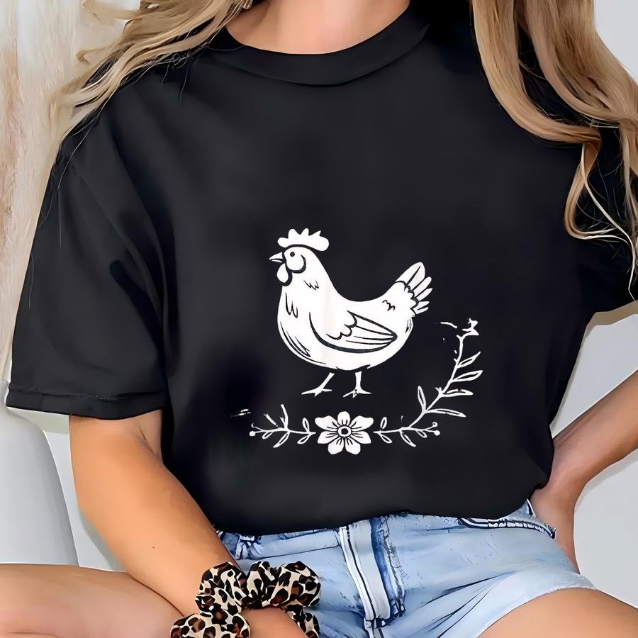 Chicken Raising Jesus Praising Shirt, Christian Chicken Shirt, Faith Poultry Lover Shirt, Farm Life Worship Shirt, Funny Church Shirt T-shirt