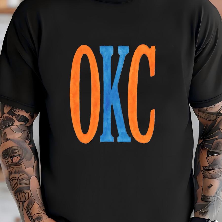 Oklahoma City Fan Game Day Shirt Oklahoma City Tee Basketball Gift For Fan Basketball  T-shirt