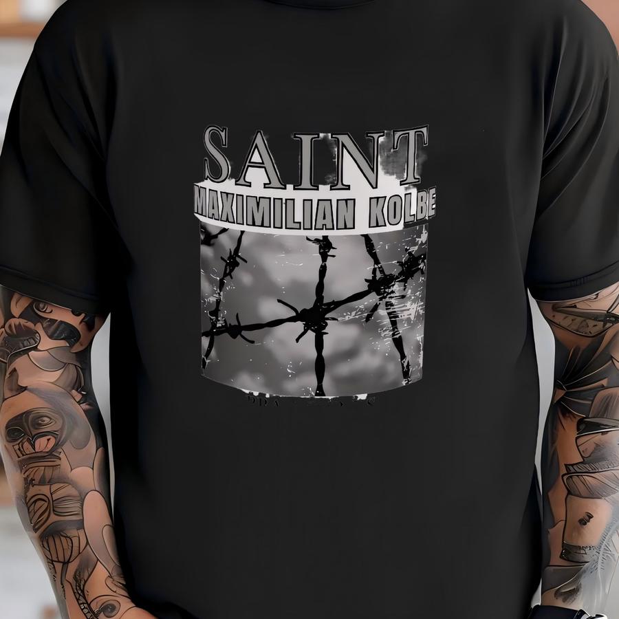 St. Maximilian Kolbe Mug: Catholic Gift, Inspirational Quote, 15oz T-shirt