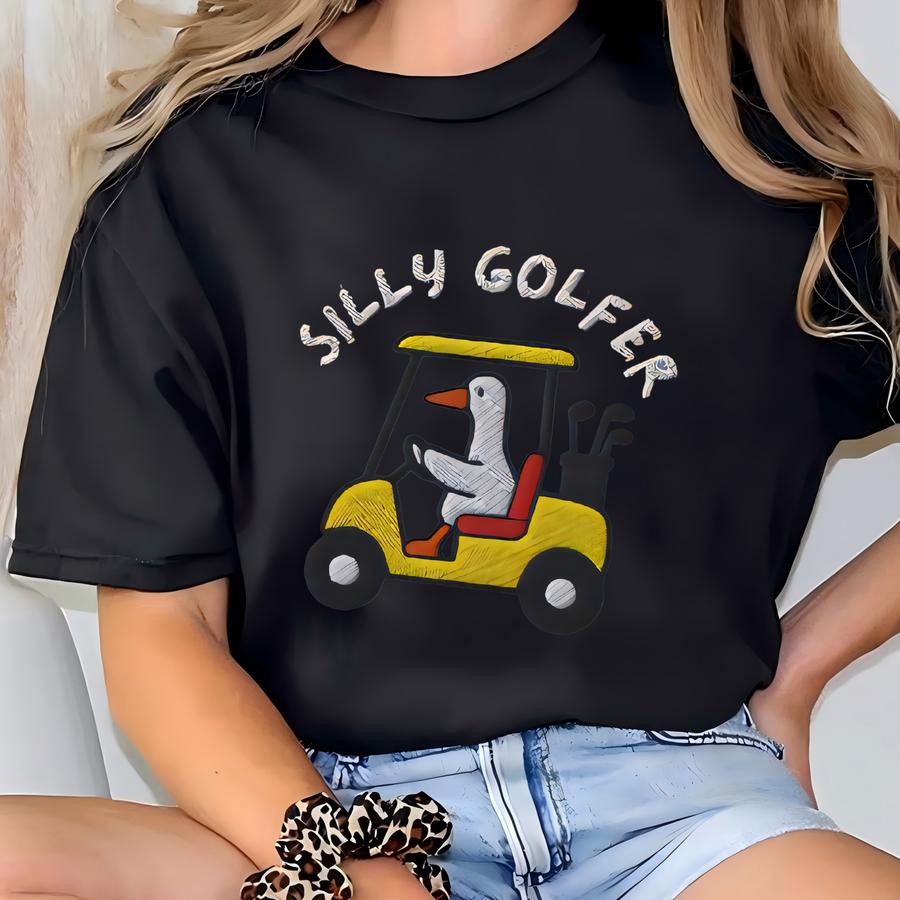 Silly Goose Golf Shirt,  Golf Tshirt, Gift For Her T-shirt